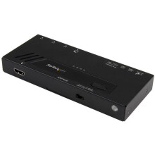 Commutateur HDMI STARTECH - 4K - 4 ports - commutation rapide et détection automatique