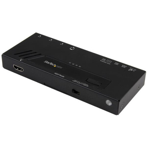 StarTech.com Switch HDMI STARTECH - 4K - 4 portas - comutação rápida e detecção automática