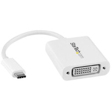 USB Type-C naar DVI video-adapter - STARTECH.COM - Wit - M/V - DVI-I - Verzendt videosignalen