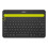 Logitech Logitech K480 Bluetooth AZERTY French Black,Green mobile device keyboard 1