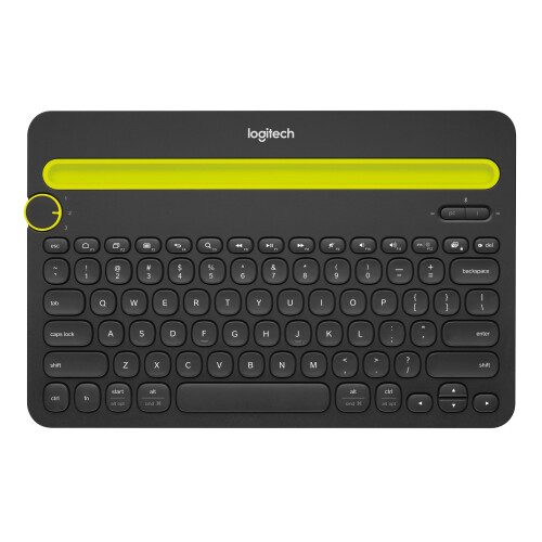 Logitech Logitech K480 Bluetooth AZERTY French Black,Green mobile device keyboard
