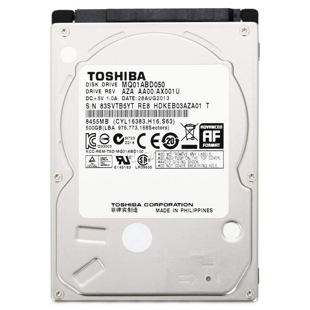 Toshiba 500GB 2.5'' 500GB Serial ATA internal hard drive