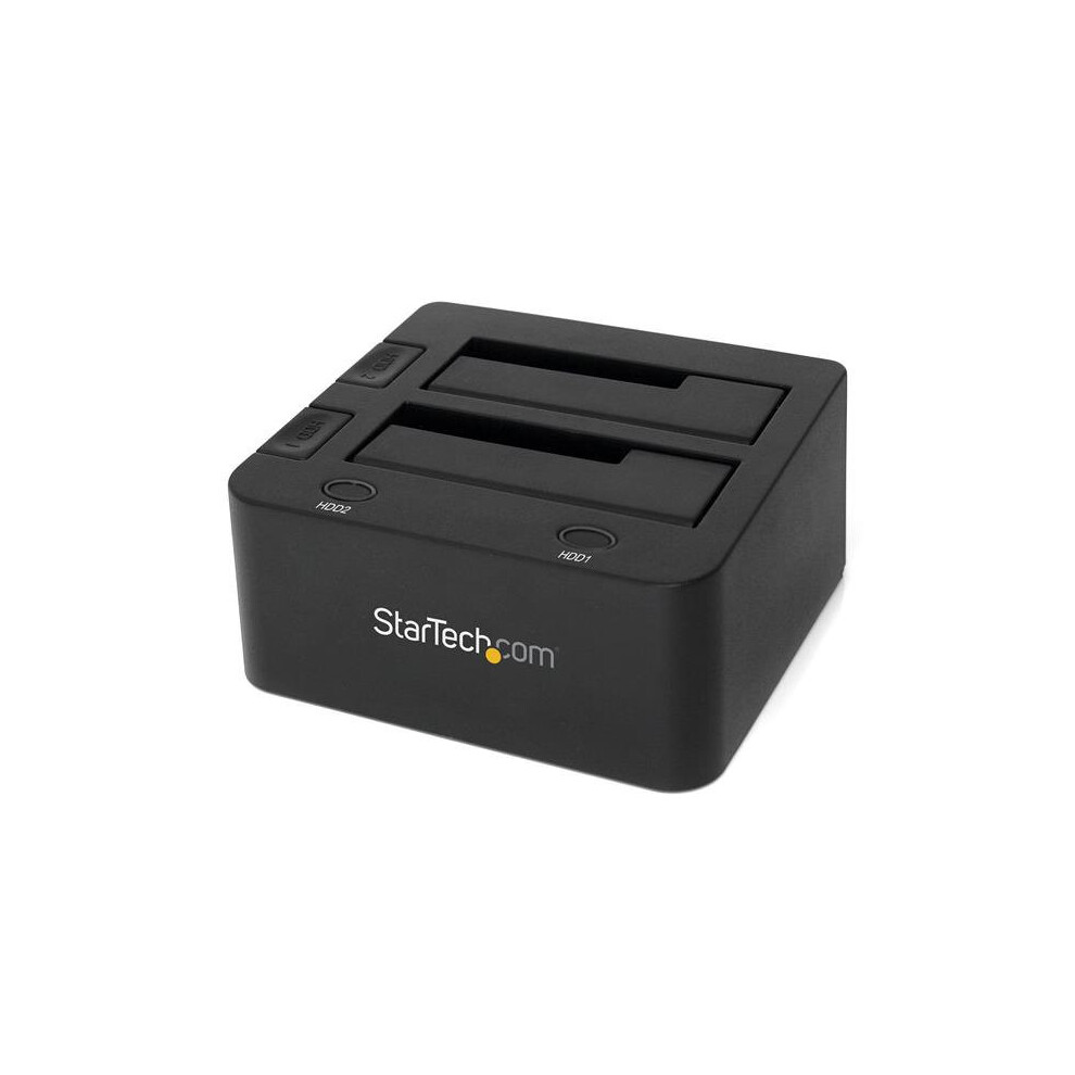 Startech.com Usb 3.0 Dual Hard Drive Docking Station With Uasp For 2.5/3.5In Ssd / Hdd Â Sata 6 Gbps