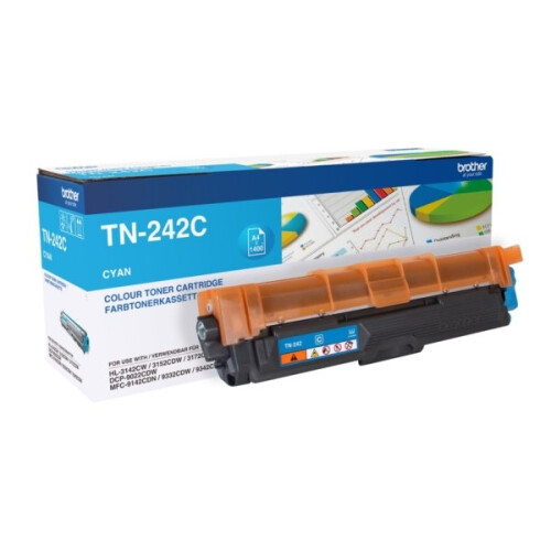 Brother VELJETIN TONER TN-242C SIVU