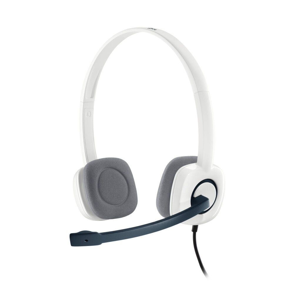 Logitech H150 Binaural Head-Band Headset White