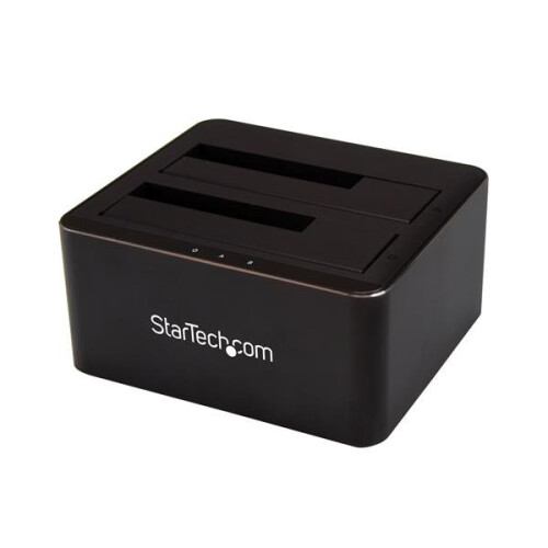 StarTech.com Docking station USB 3.0 - StarTech.com - 2 baie - Supporto HDD/SSD 2,5"/3,5" - Plug and Play - Nero