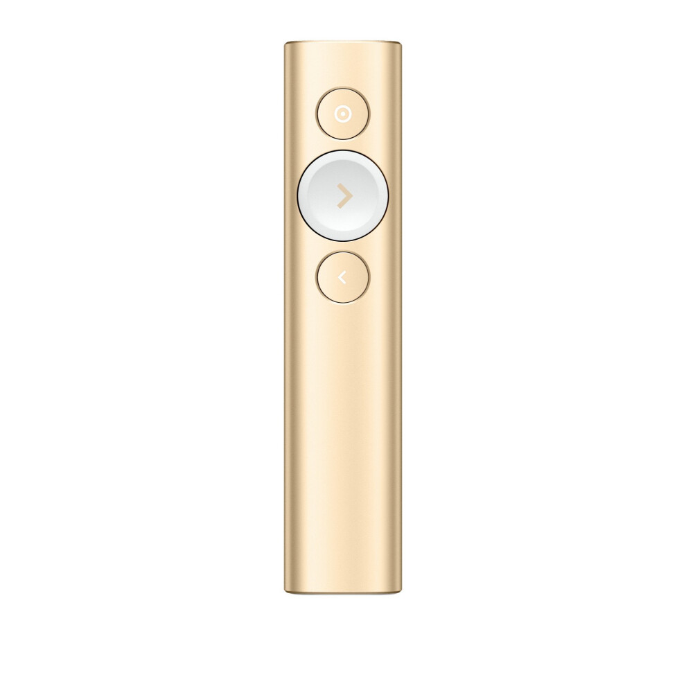 Logitech Spotlight Bluetooth/RF Gold wireless presenter