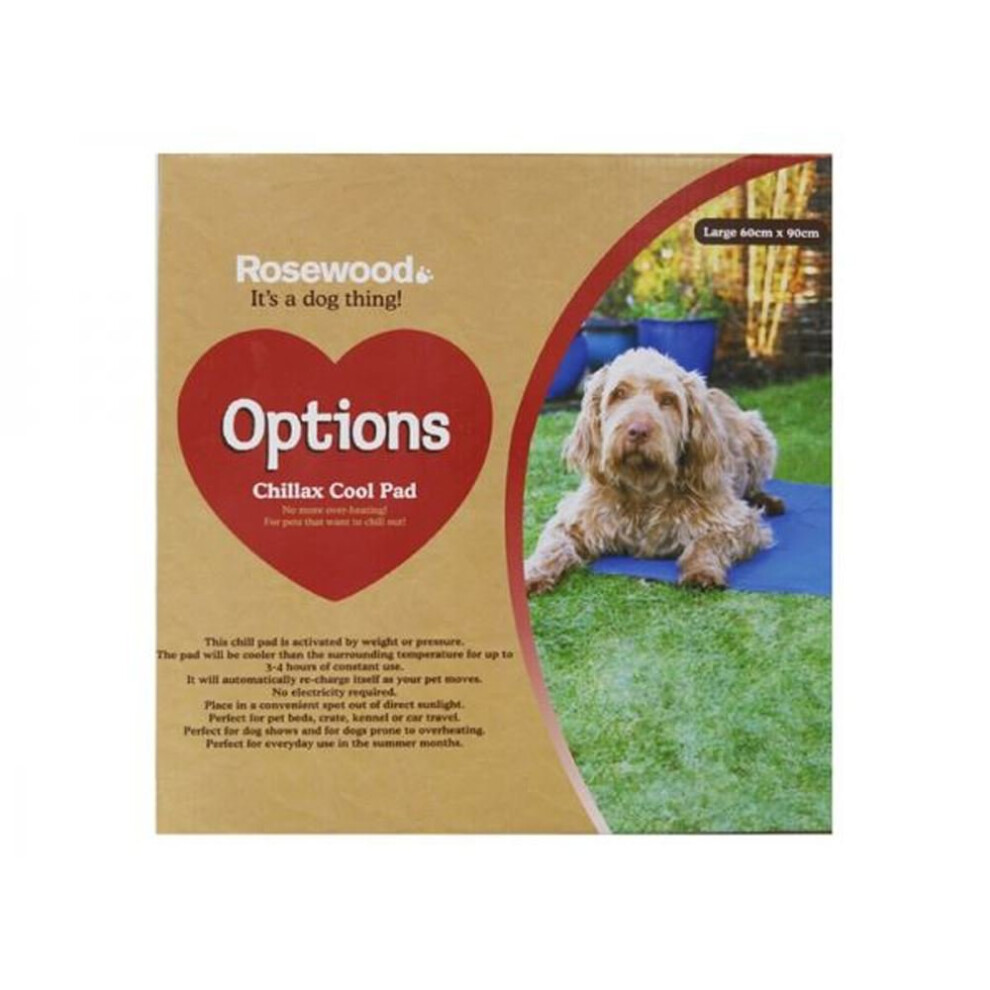 (Large) Rosewood Chillax Pet Cool Pad | Pet Cooling Mat