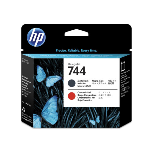 HP Tête d'impression HP 744 - Noir, rouge chromatique - Jet d'encre