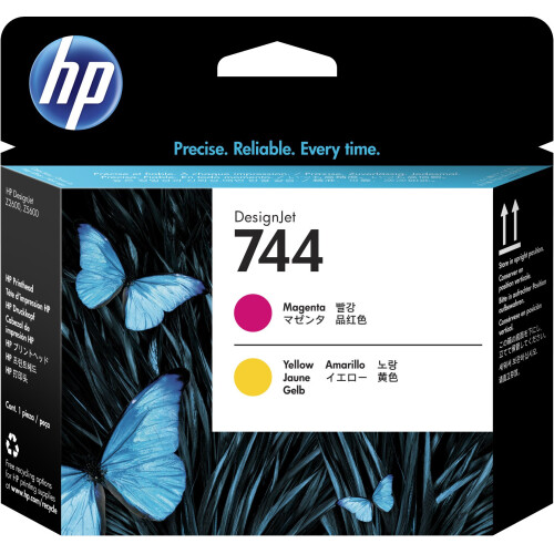 HP Tête d'impression HP 744 - Jaune, Magenta - pour DesignJet Z2600 PostScript, Z5600 PostScript