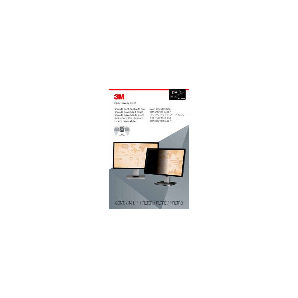 3M Privacy Filter 23.6  Monitor Frameless display privacy filter