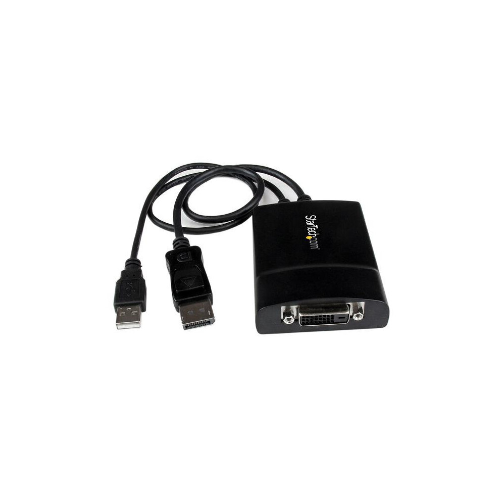 StarTech.com DisplayPort to DVI Dual Link Active Video Adapter Converter - DP to DVI-D - 2560x1600