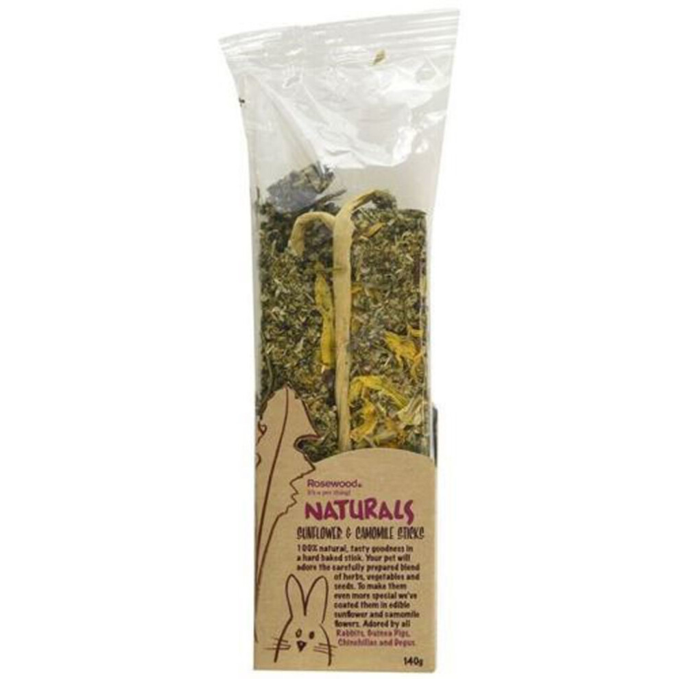 Rosewood Naturals Treat Sunflower and Chamomile Sticks