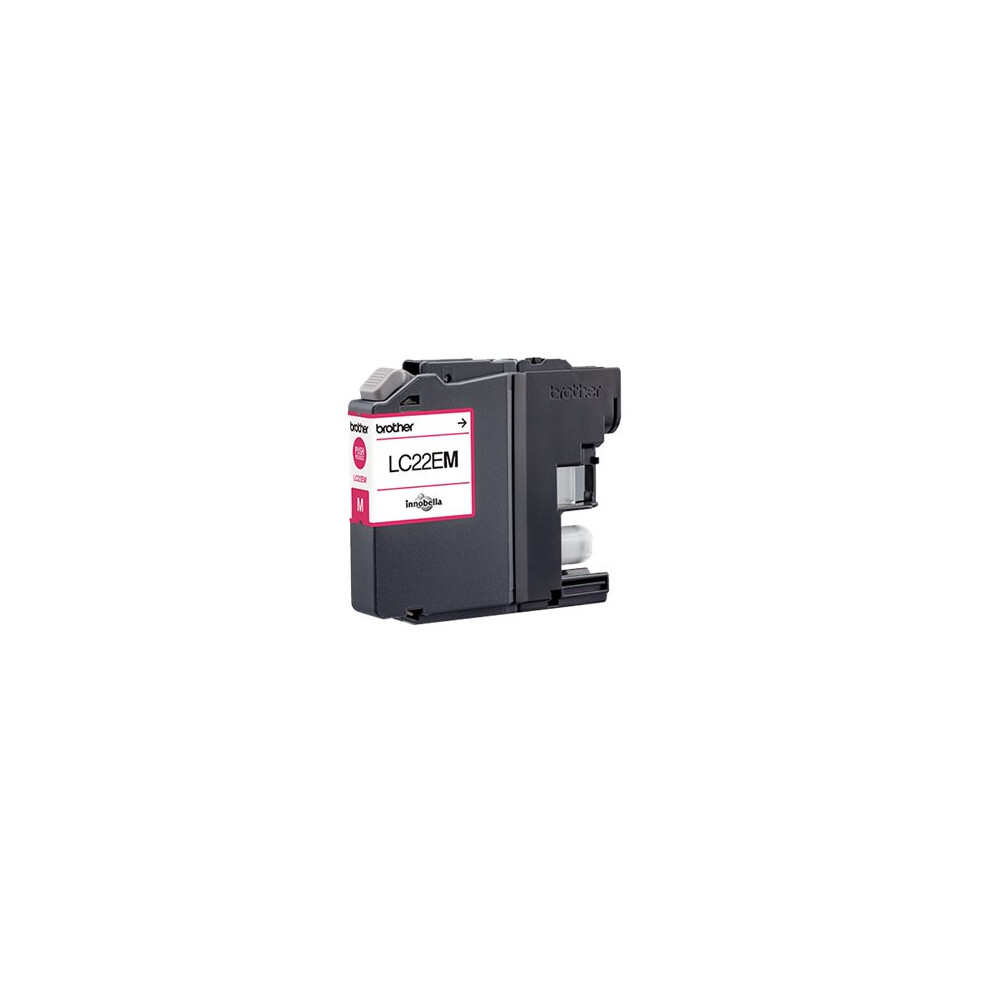 Brother Lc-22Em Ink Cartridge Magenta, 1.2K Pages, 12Ml Pink