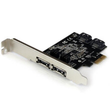 StarTech.com 2 Port PCI Express SATA 6 Gbps eSATA Controller Card...