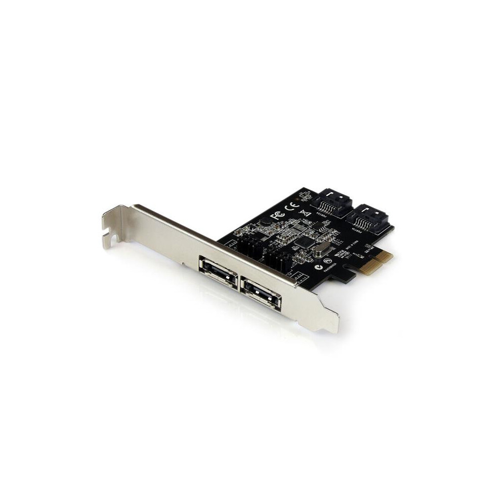Startech.com 2 Port Pci Express Sata 6 Gbps Esata Controller Card...