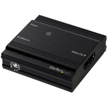 Amplificateur de signal HDMI - STARTECH - 4K 60 Hz - Extendeur jusqu'à 35 m - Multi-appareils - Noir