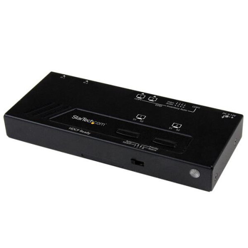 StarTech.com Switch matricial HDMI STARTECH 2x2 com comutação automática e prioritária - 1080p - 1920 x 1200 - Full HD