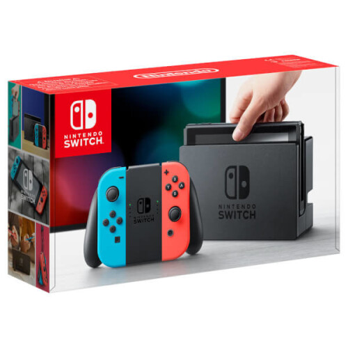 Refurbished Nintendo Nintendo Switch 6.2" 32GB Touchscreen Wi-Fi Blue, Grey, Red...