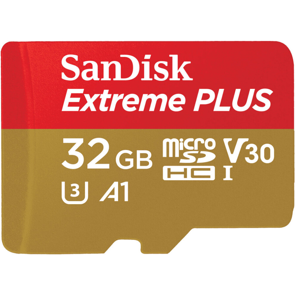 Sandisk Extreme Plus 32GB MicroSDHC UHS-I memory card