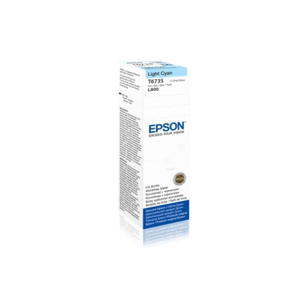Epson Original 673 / C13t67354a Tintenflasche Hell Cyan - Image 4