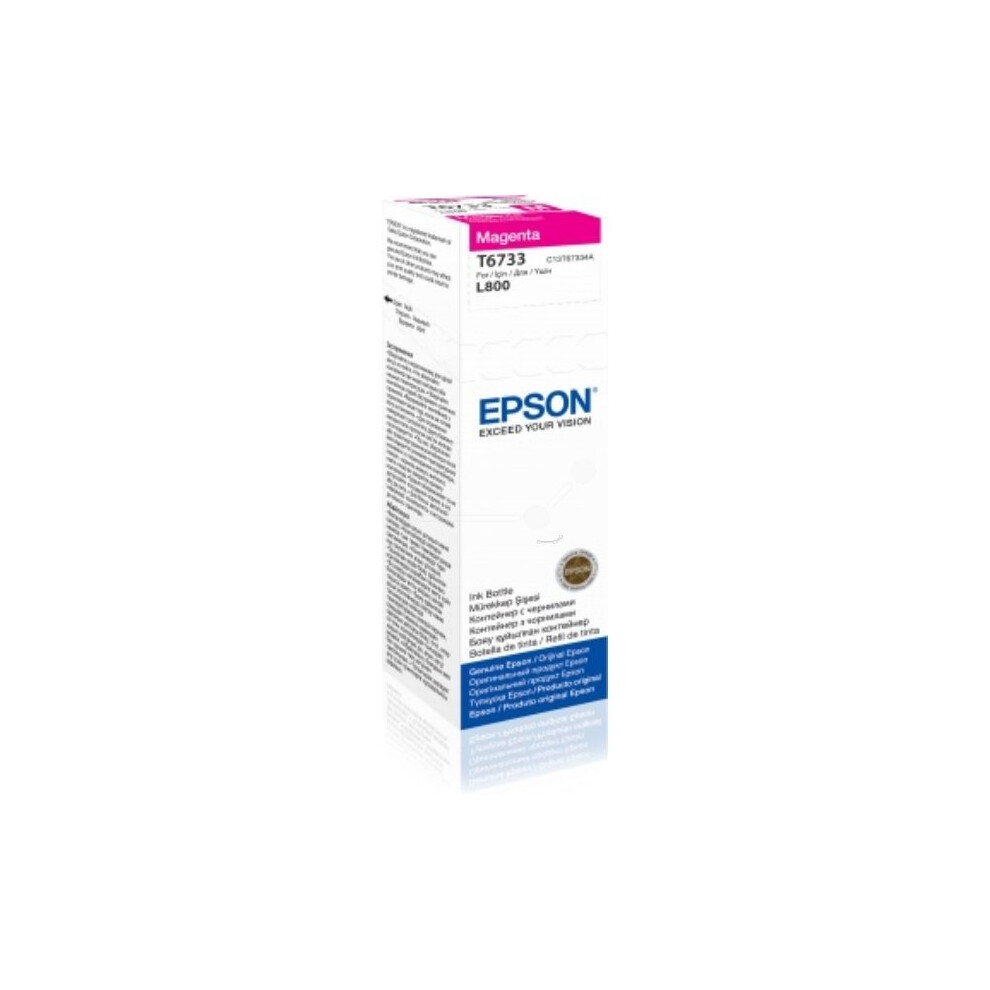 Epson , Druckerpatrone, T6733 Magenta Ink Bottle 70Ml (M) - Image 5
