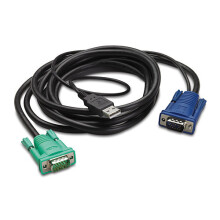 Cabo KVM APC da Schneider Electric AP5821 - 1,80 m - primeira extremidade: 1 x 15 Pinos HD-15 Macho VGA