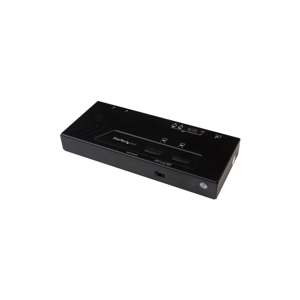 StarTech.com 2x2 HDMI Matrix Switch - 4K with Fast Switching and...