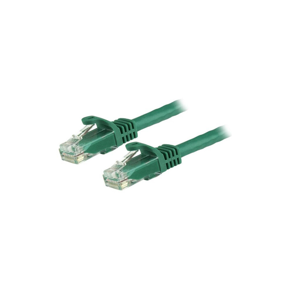 StarTech.com 15m Green Gigabit Snagless RJ45 UTP Cat6 Patch Cable...