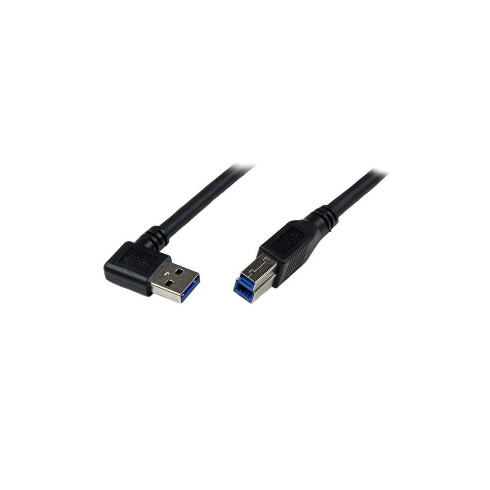 Startech.com 1M Superspeed Usb 3.0 Cable - Right Angle A To... Black 065030849920