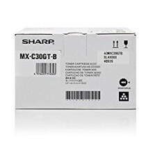Cartouche de toner Sharp MXC30 GTB Noir - Compatible avec MX-C250F, MX-C300W, MX-C301W - Rendement 6000 pages
