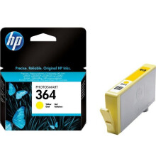 HP 364 Authentische gelbe Tinte Cartridge (CB320EE) für HP DeskJet 3070A und HP Photosmart 5525/6525