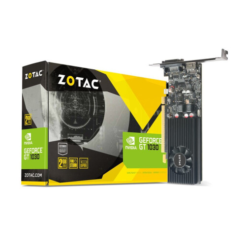 ZOTAC Carte graphique - NVIDIA - GeForce GT 1030 - 2Go - GDDR5 - 64 bit