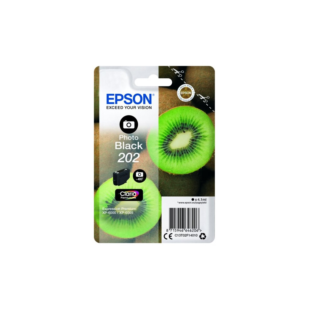 Photos - Printer Part Epson C13T02F14020  Ink cartridge bright black, 400 pages, 4ml Black C13T02F14020 (202)
