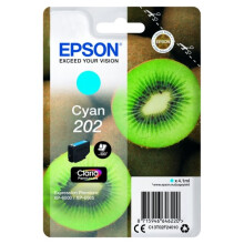 Cartucho de tinta original EPSON 202 - Cian - 4,1 ml - para Expression Home XP-202