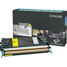 Cartucho de toner amarelo de alta capacidade LEXMARK C524, C532, C534 para 5.000 páginas