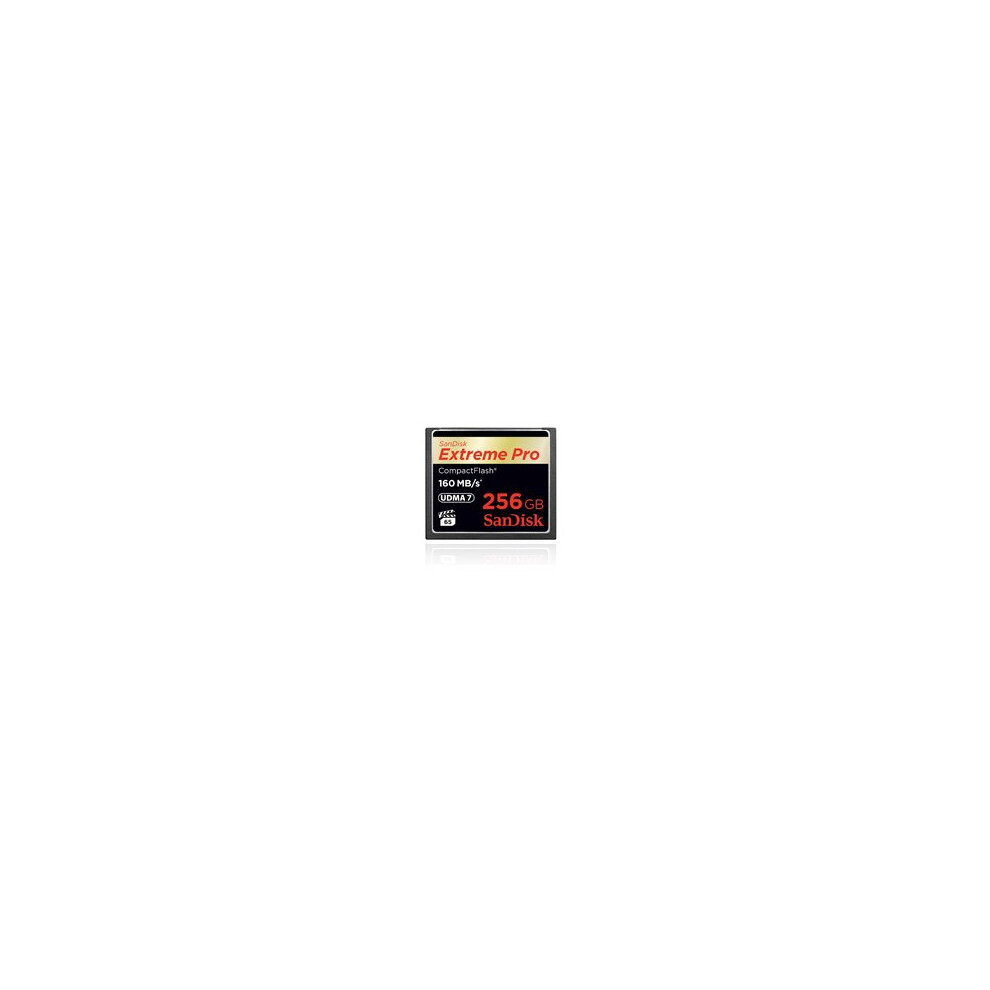Sandisk Extreme PRO, 256GB 256GB CompactFlash memory card