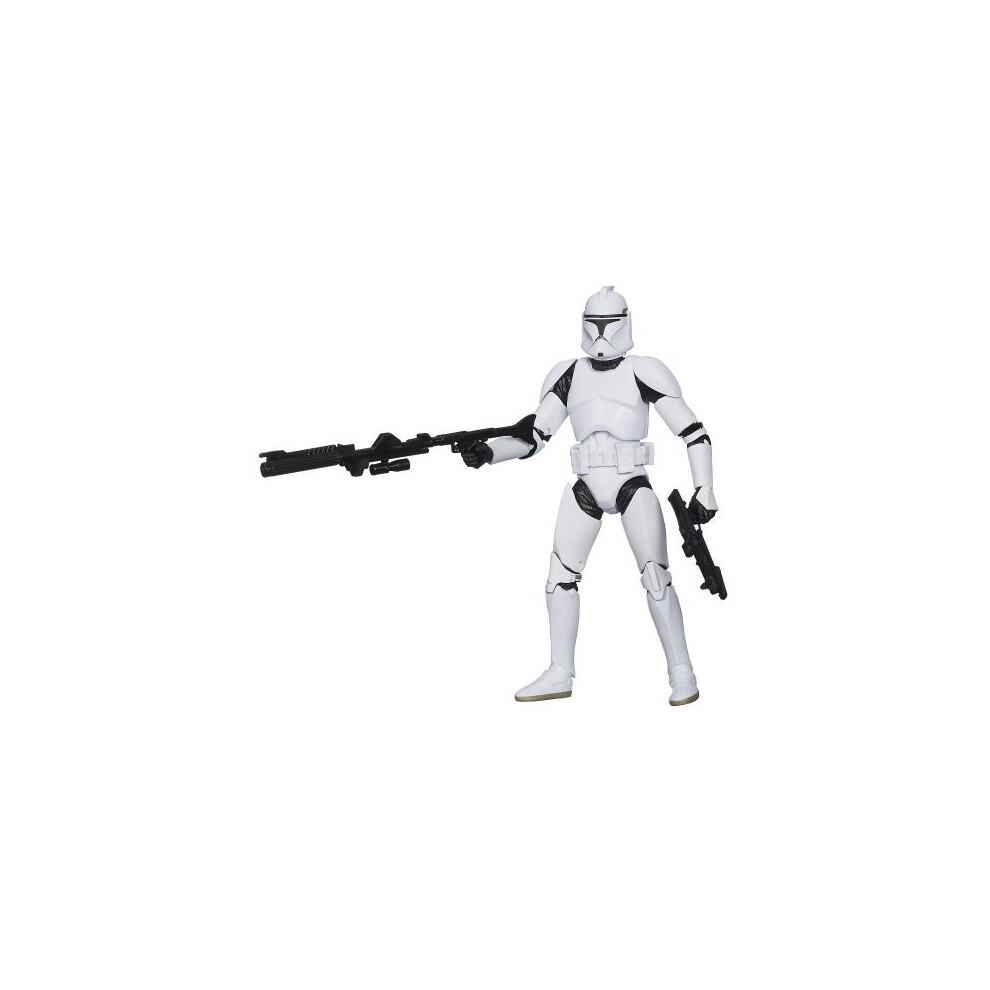 Hasbro Star Wars Series 6 Inch Clone Trooper Action Figure Black