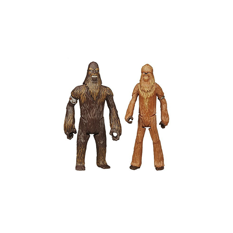 Star Wars Mission Series Wullffwarro and Wookiee Warrior Action Figures