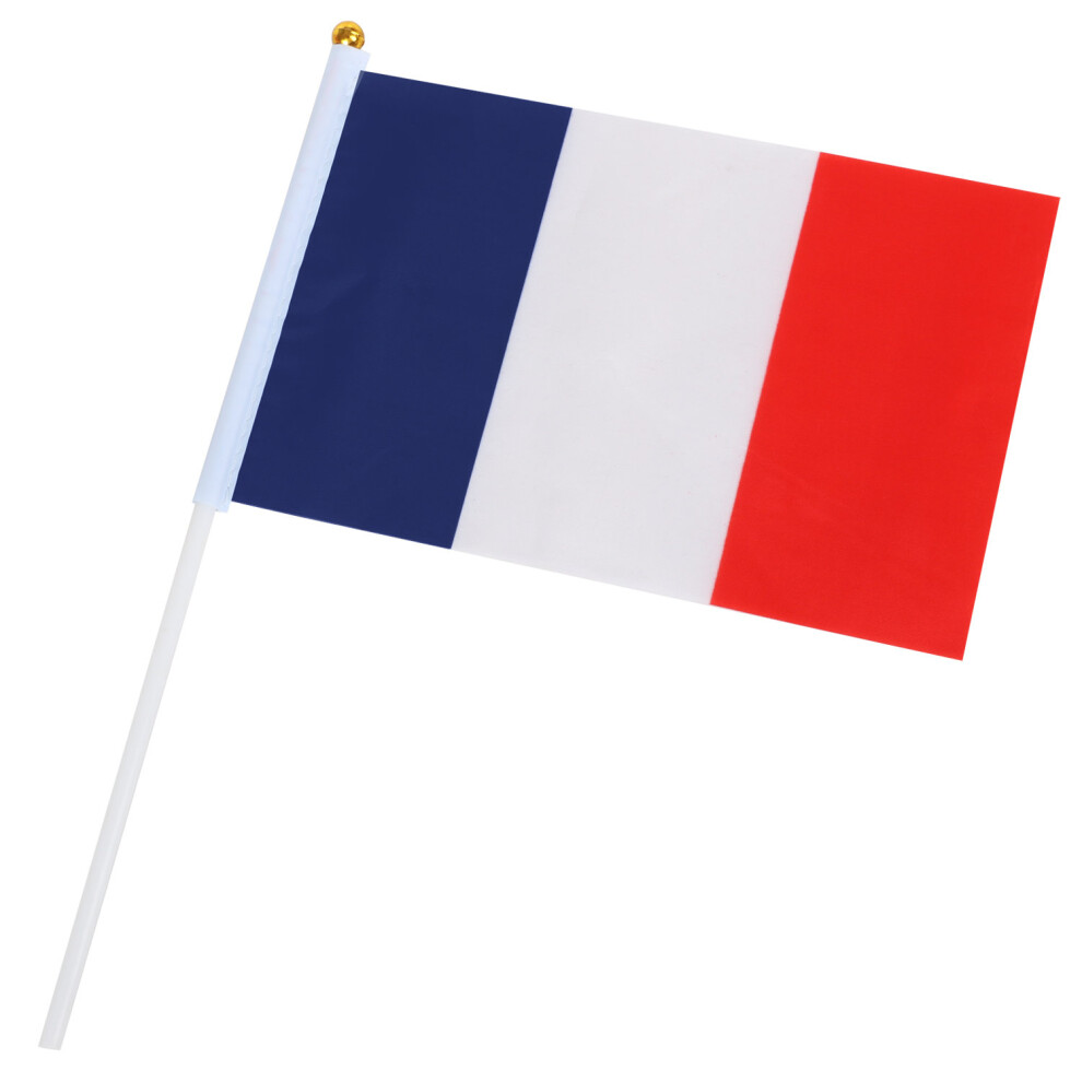 TRIXES 10x Handheld French Flags