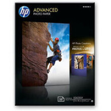 HP Advanced Glossy Photo Paper-25 sht/13 x 18 cm borderless