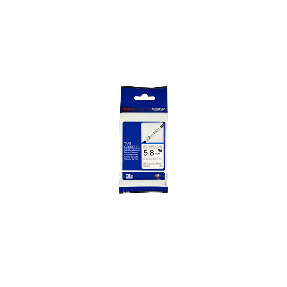 Brother HSE-211 Heat Shrink Tubes, 5,8mm x 1,5m