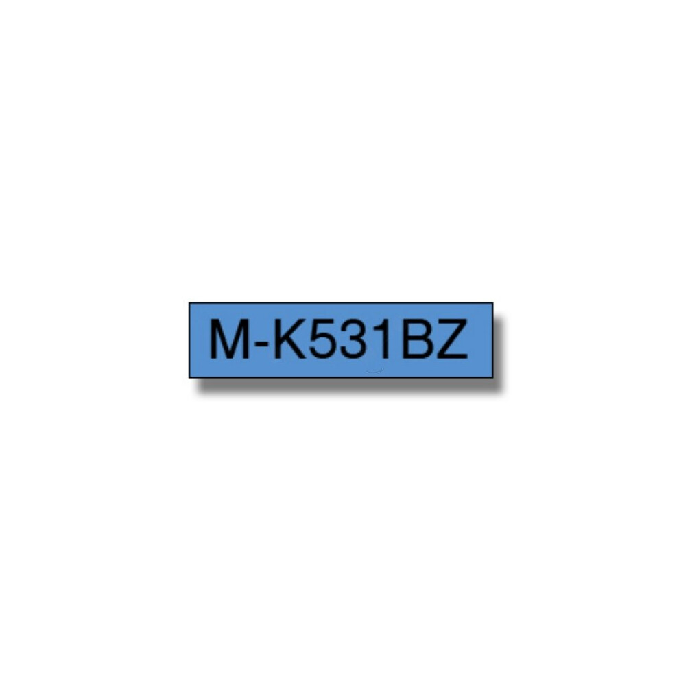 Brother MK-531BZ P-Touch Ribbon, 9mm x 8m