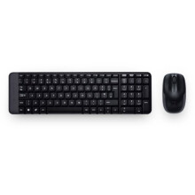 Logitech MK220, POR RF Wireless Portuguese Black