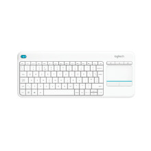 Logitech K400 Plus RF Wireless QWERTY US International White