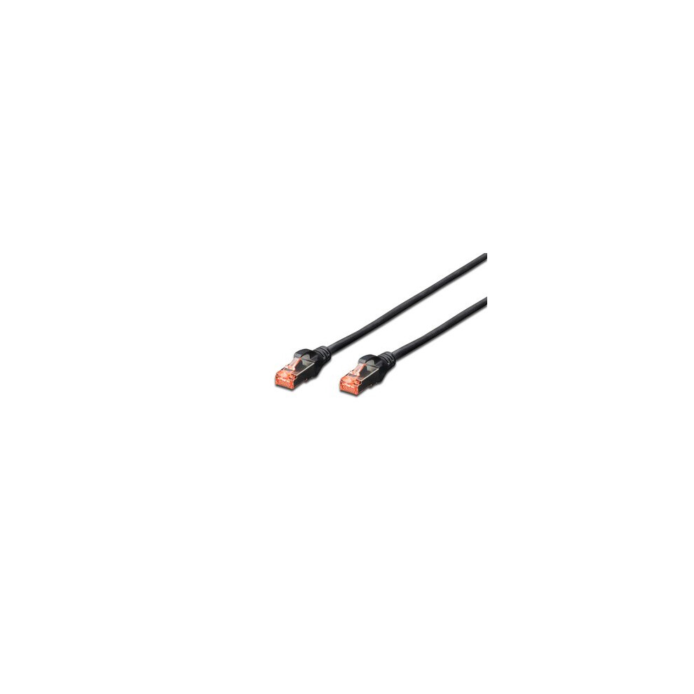 Digitus Dk-1644-0025-Bl-10 0.25M Cat6 S/Ftp (S-Stp) Black 4016032441328
