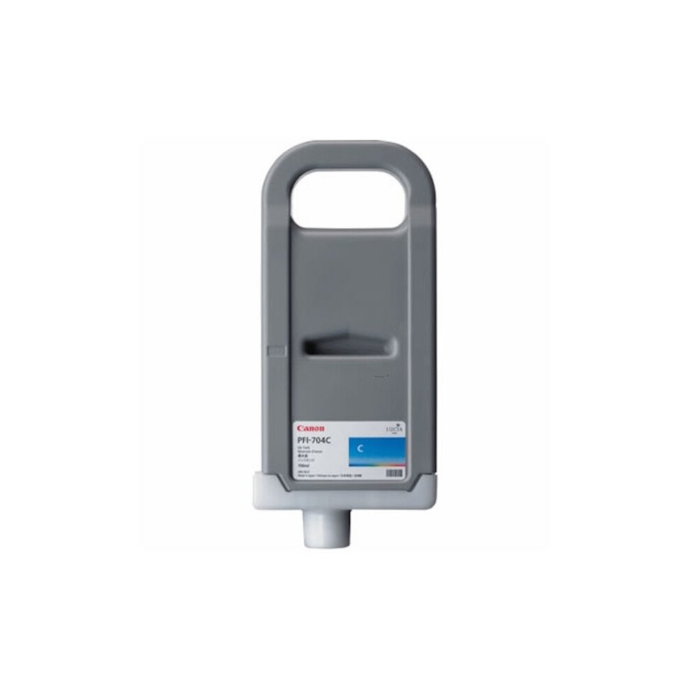 Canon 3862B005 (Pfi-704 C) Ink Cartridge Cyan, 700Ml Blue