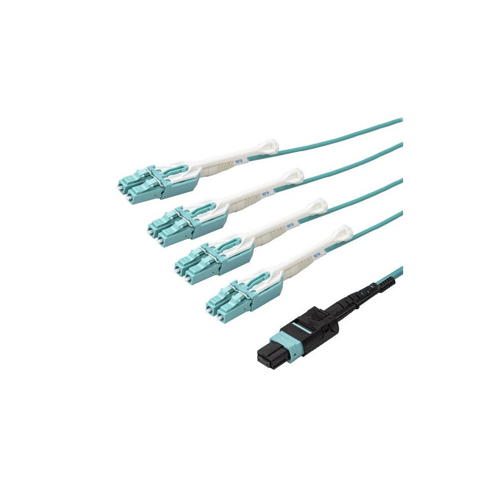 Startech.com Mpo/Mtp To Lc Breakout Cable - Plenum-Rated - Om3,...