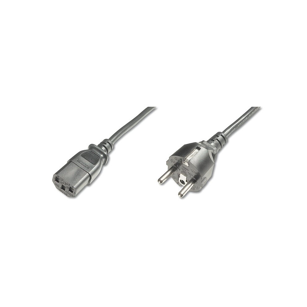 Digitus Ak-440110-012-S 1.2M Cee7/7 C13 Coupler Power Cable Black 4016032315131
