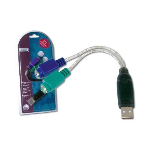 Digitus USB to PS/2 Adaptor interface cards/adapter